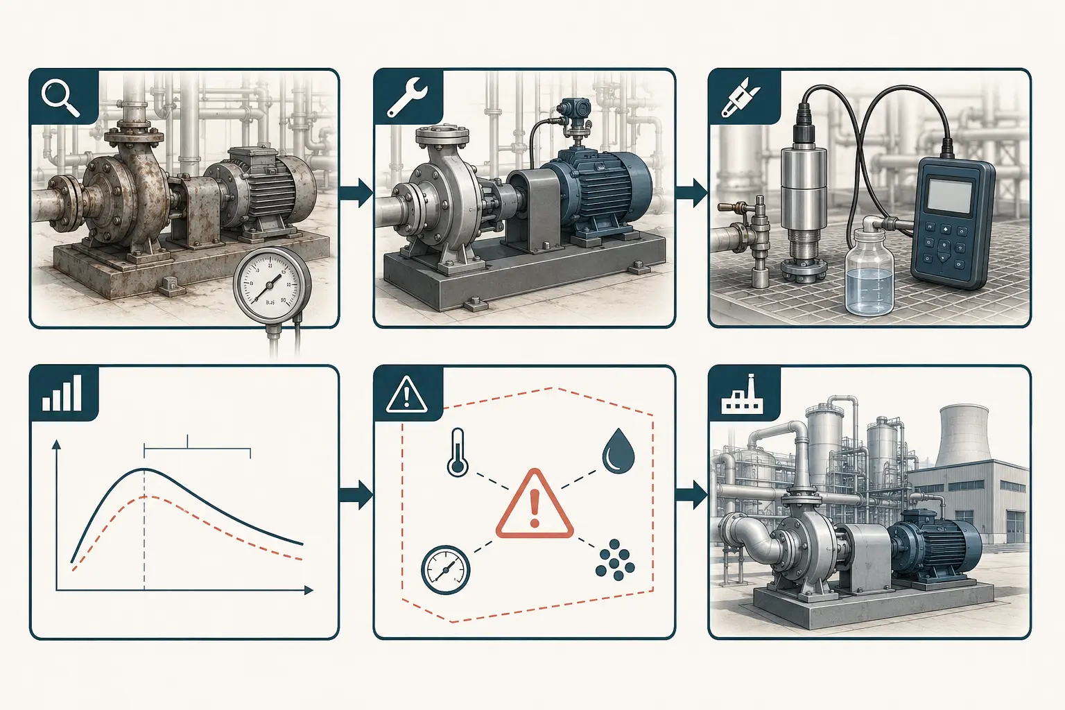 Six-stage engineering case study framework covering baseline, intervention, measurement, result, limitations and transferability