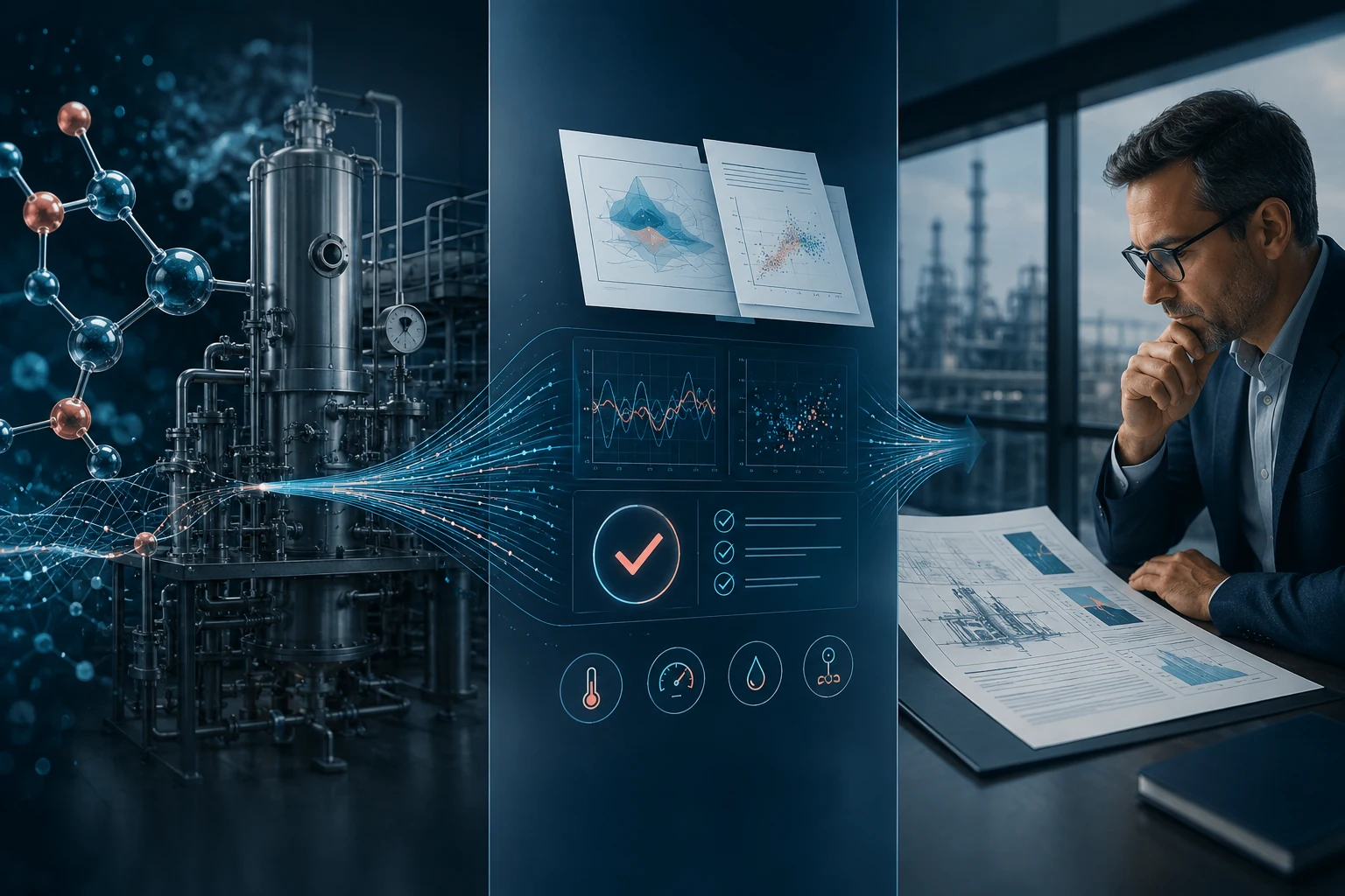 Technical content pathway connecting an engineering mechanism, verified evidence and a buyer decision