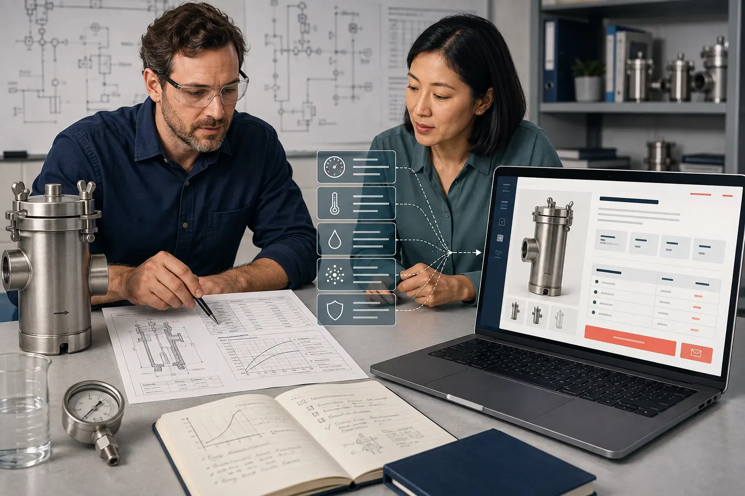Engineer and technical content specialist converting an industrial product datasheet into an accurate website product page